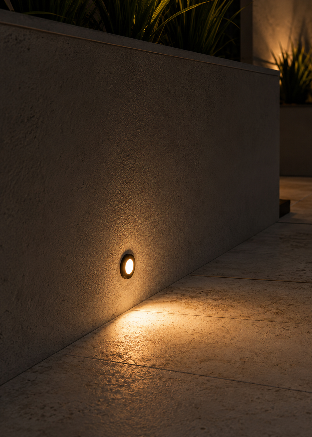 BALIZADOR 1,8W - MARROM CORTEN